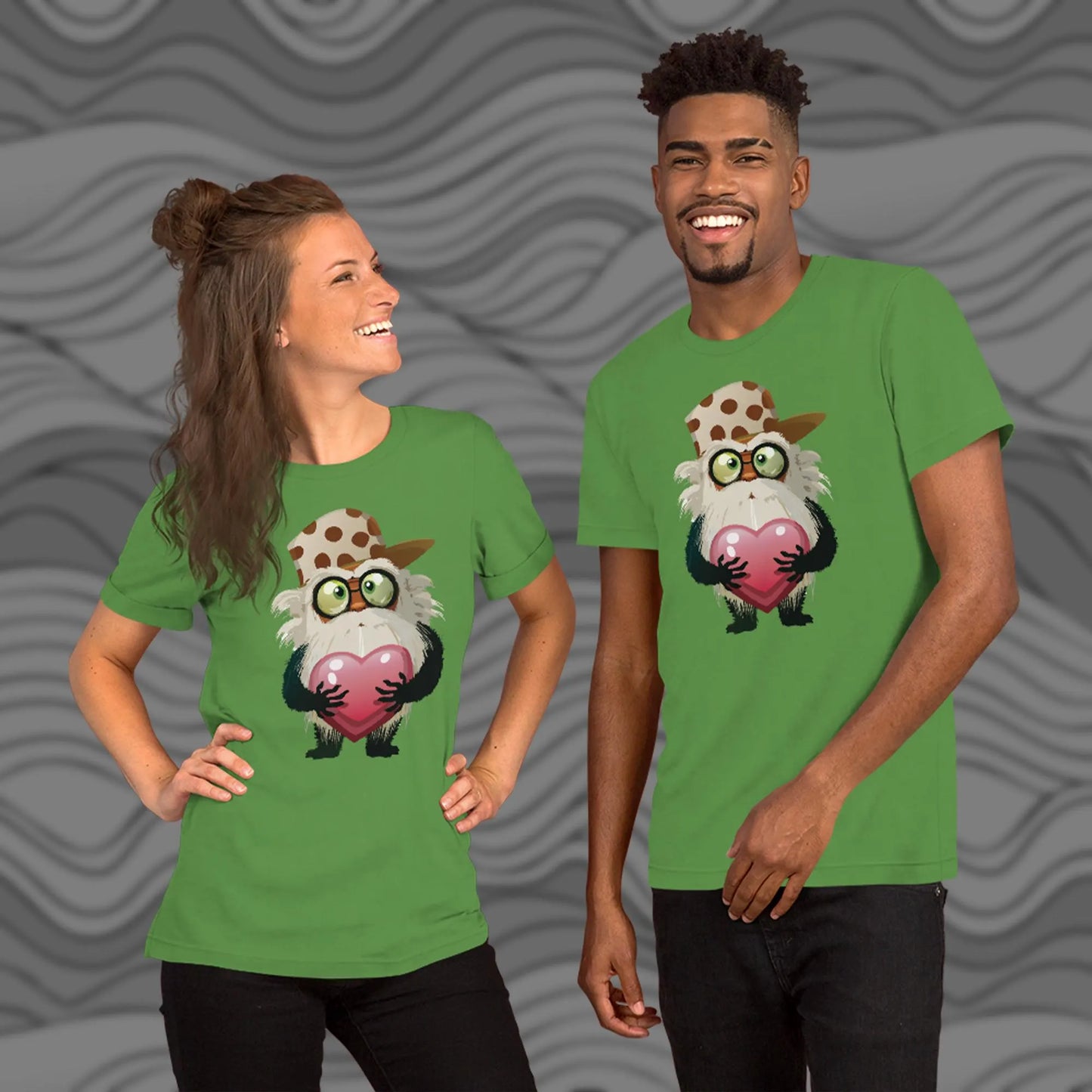 Heartful Valentine’s Day Unisex T-Shirt with Romantic Heart Design