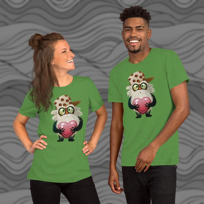 Heartful Valentine’s Day Unisex T-Shirt with Romantic Heart Design