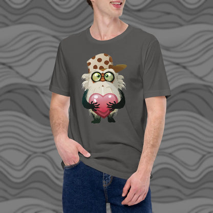 Heartful Valentine’s Day Unisex T-Shirt with Romantic Heart Design