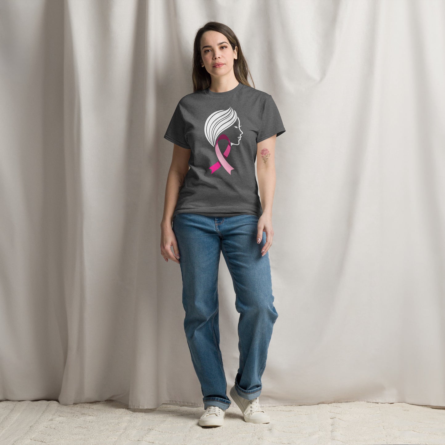 Breast Cancer Awareness Unisex T-Shirt – Strength, Hope & Courage