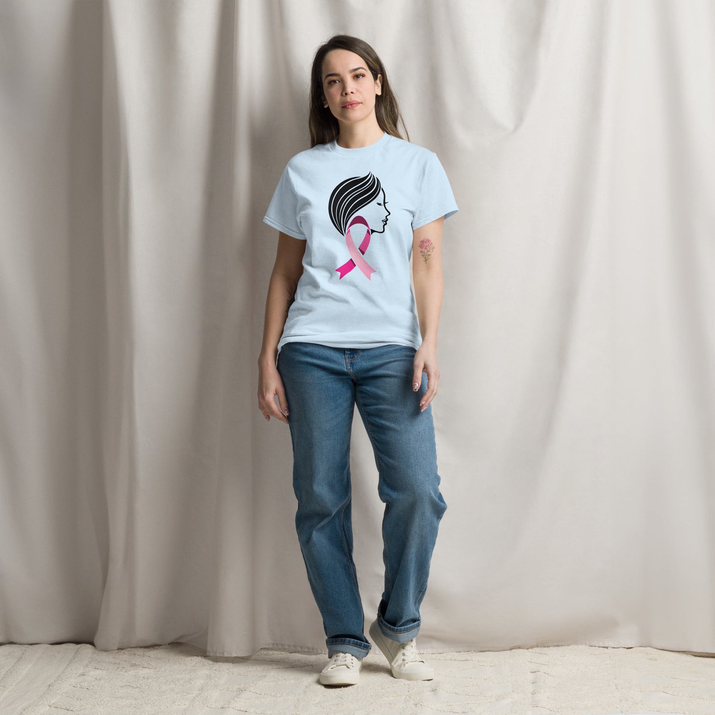 Breast Cancer Awareness Unisex T-Shirt – Strength, Hope & Courage