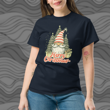 Christmas Gnome Unisex T-Shirt Fun Holiday Style for Men & Women