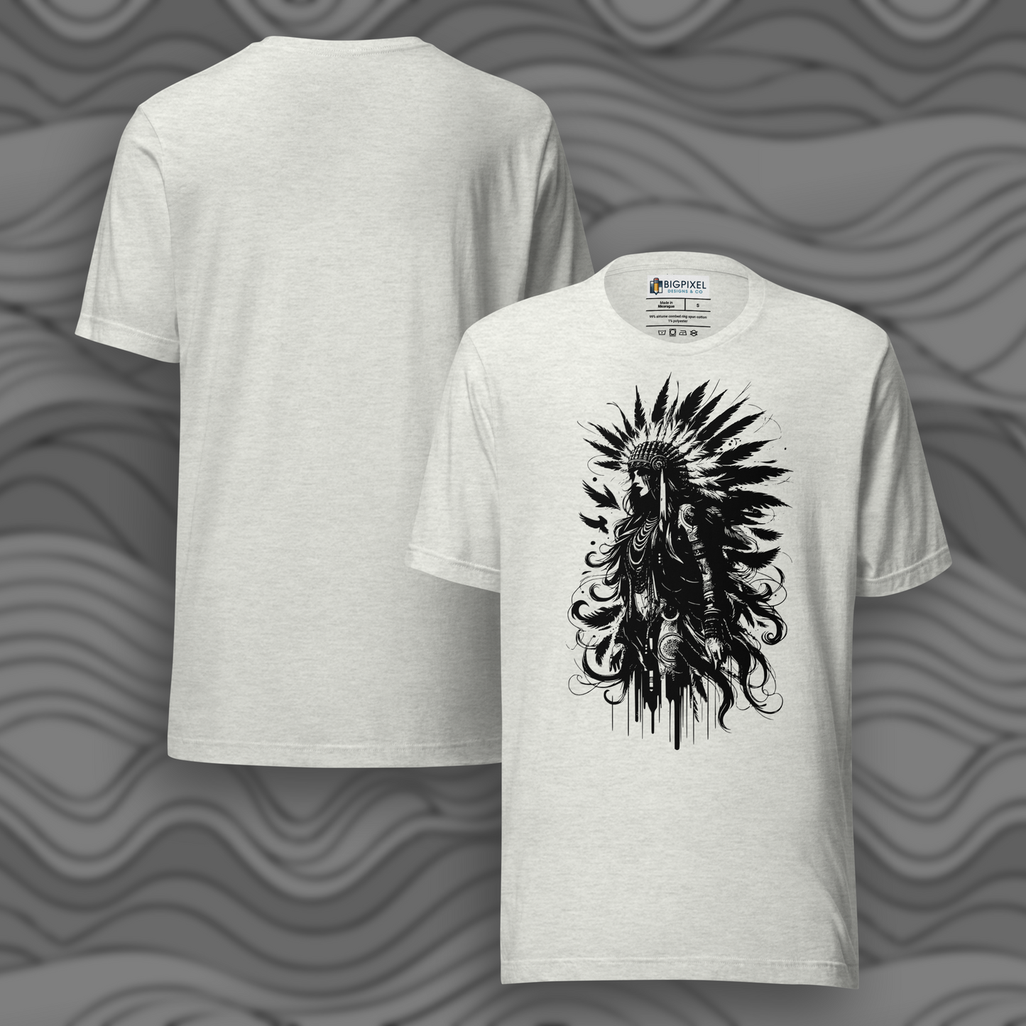 Silent Feather Unisex Graphic Tee for Men & Women