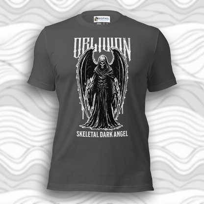 Oblivion Skeletal Dark Angel Unisex T-Shirt