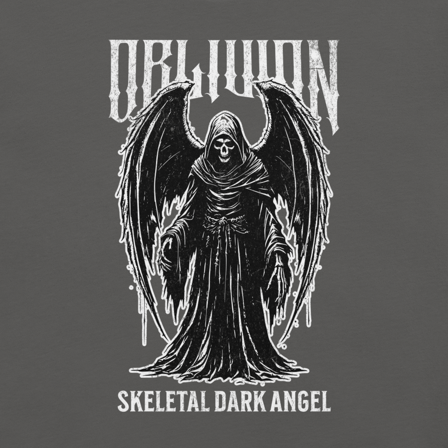 Oblivion Skeletal Dark Angel Unisex T-Shirt
