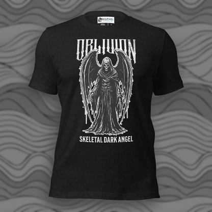Oblivion Skeletal Dark Angel Unisex T-Shirt