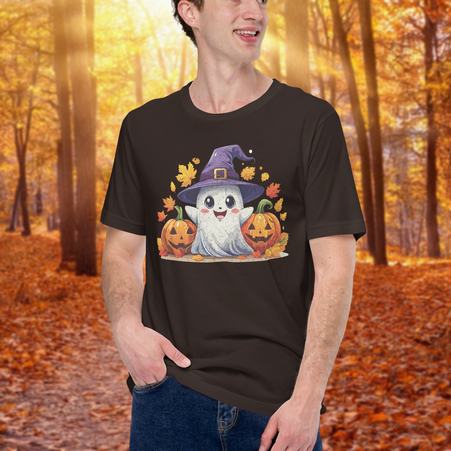 Midnight Mischief Ghost Halloween Unisex t-shirt