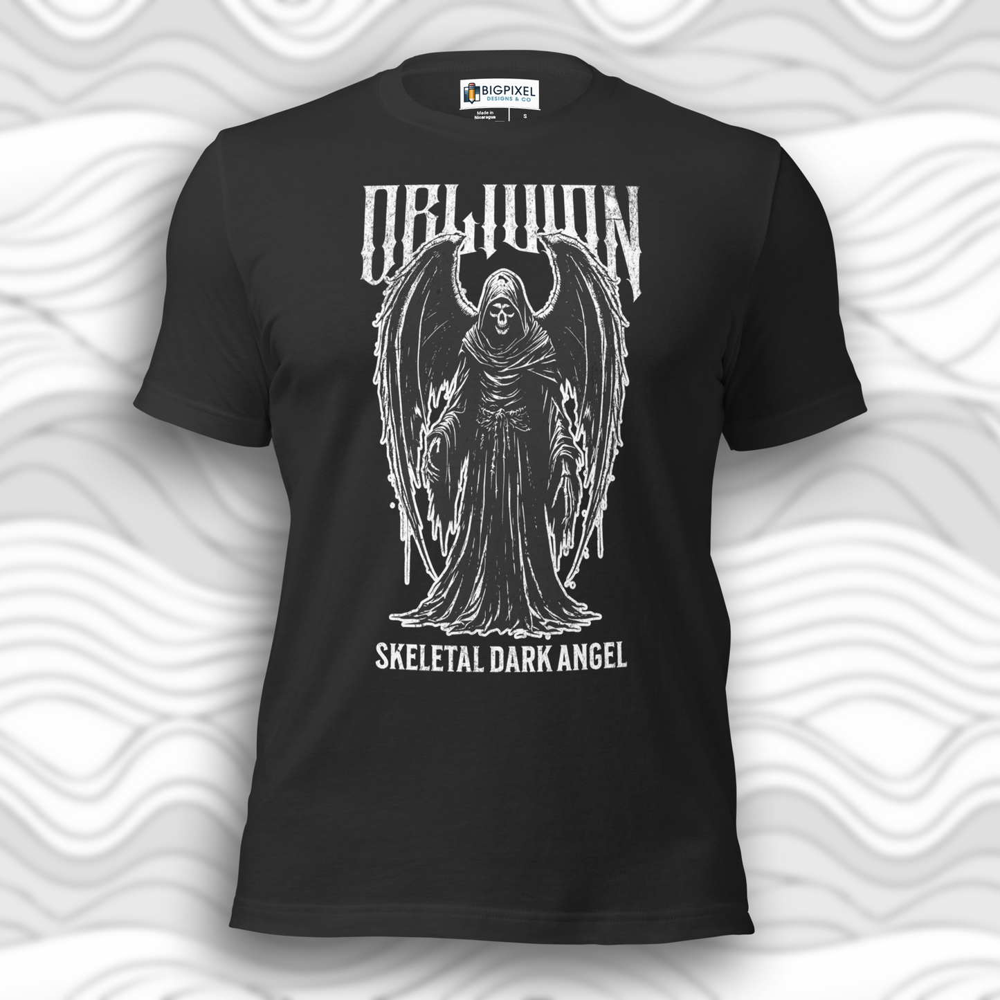 Oblivion Skeletal Dark Angel Unisex T-Shirt