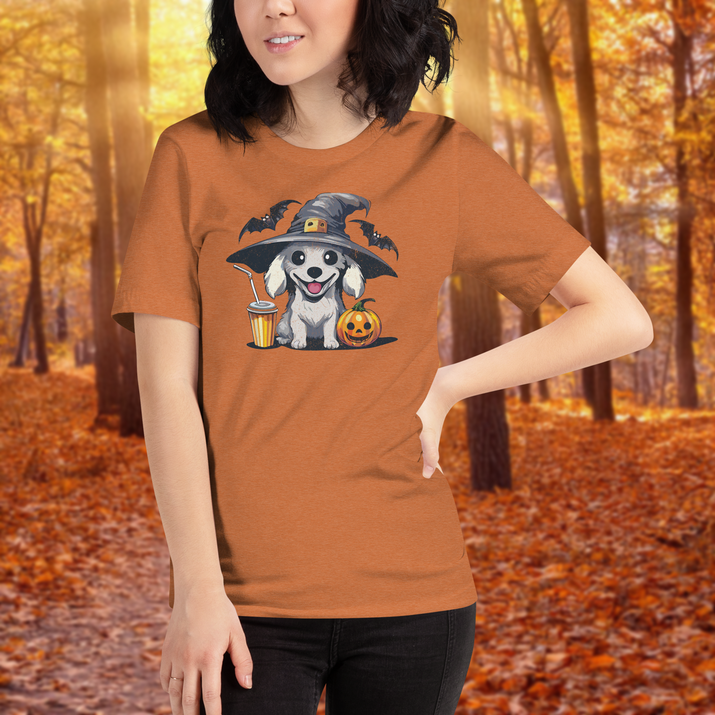 Pumpkin Pup Halloween  Unisex t-shirt
