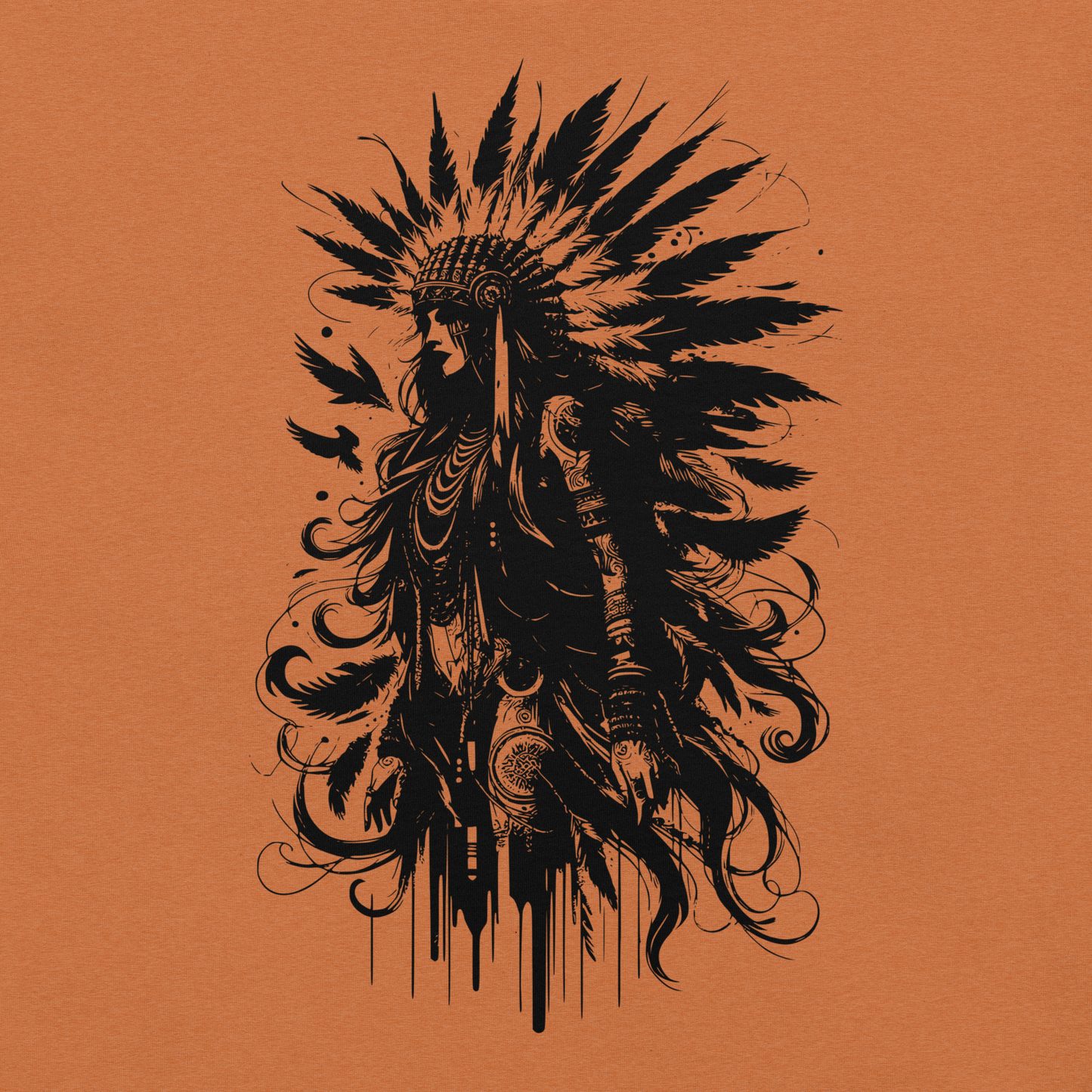 Silent Feather Unisex Graphic Tee for Men & Women