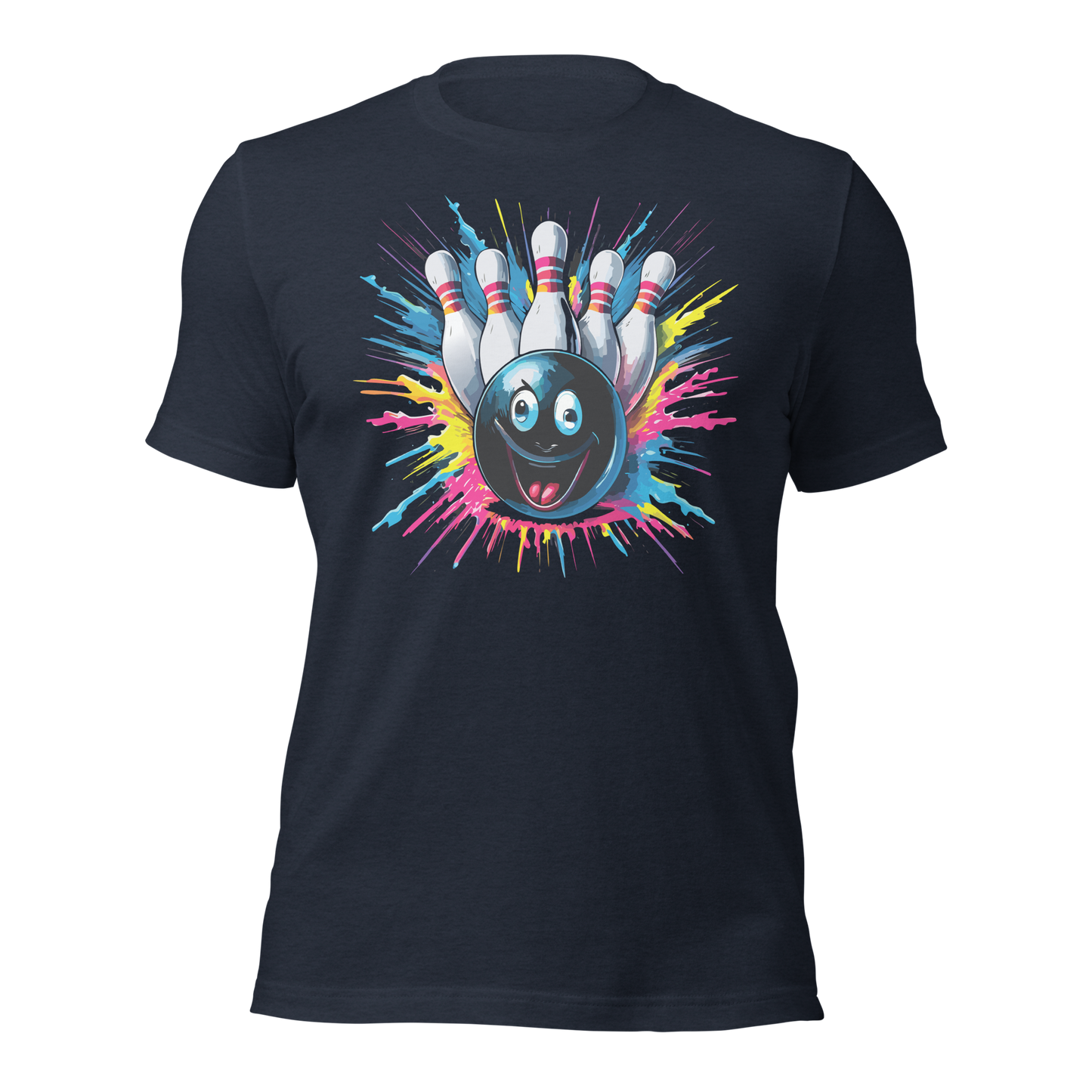 Splatter Strike Bowling Unisex t-shirt