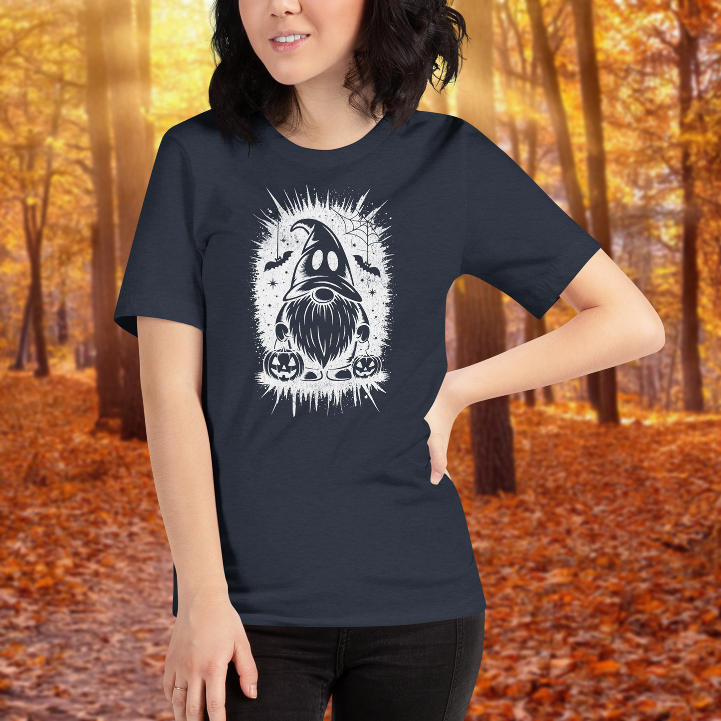 Gnome Shadows Halloween Unisex T-Shirt
