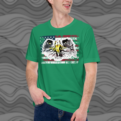 Freedom Flex Bald Eagle Unisex T-Shirt