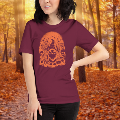 Haunted Gnome Halloween Unisex T-Shirt