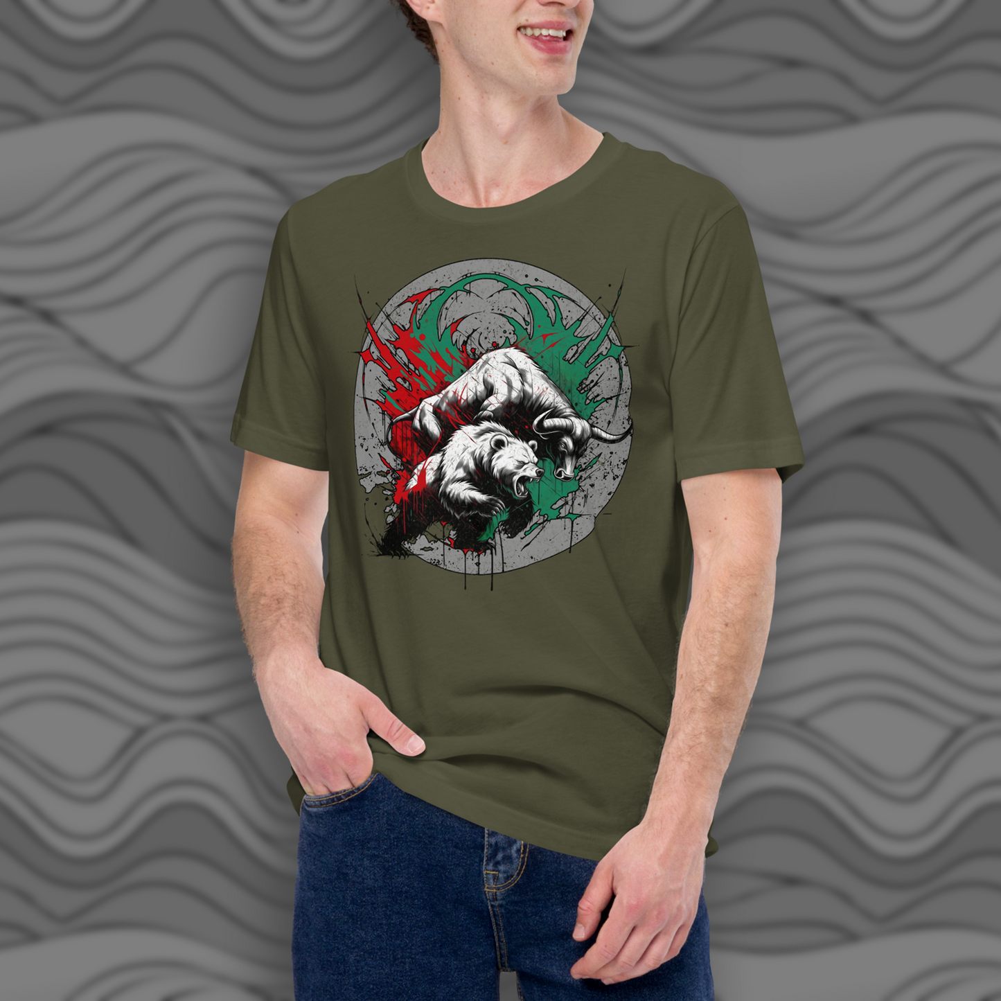 Bull vs Bear Unisex t-shirt