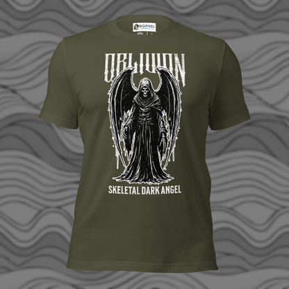 Oblivion Skeletal Dark Angel Unisex T-Shirt