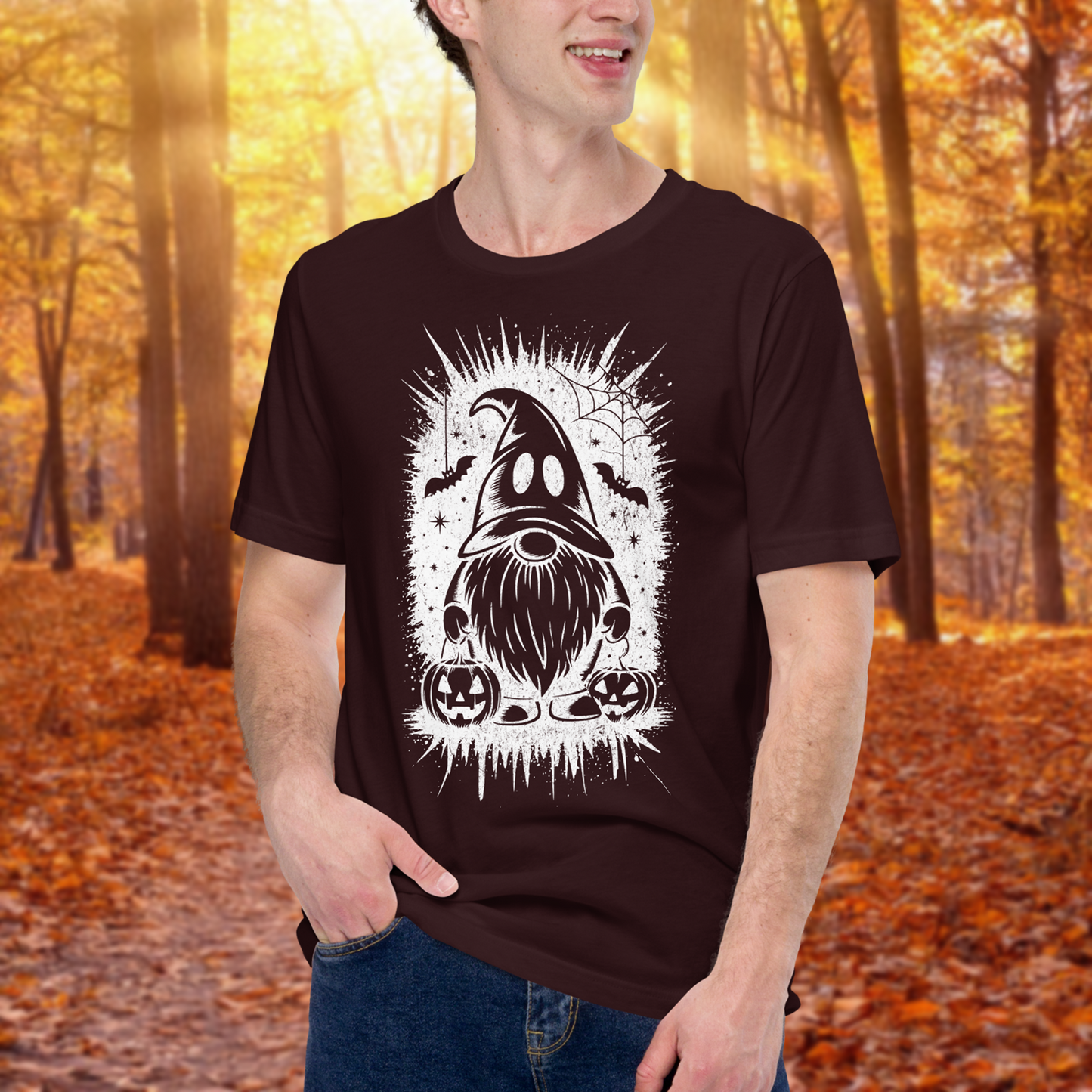 Gnome Shadows Halloween Unisex T-Shirt