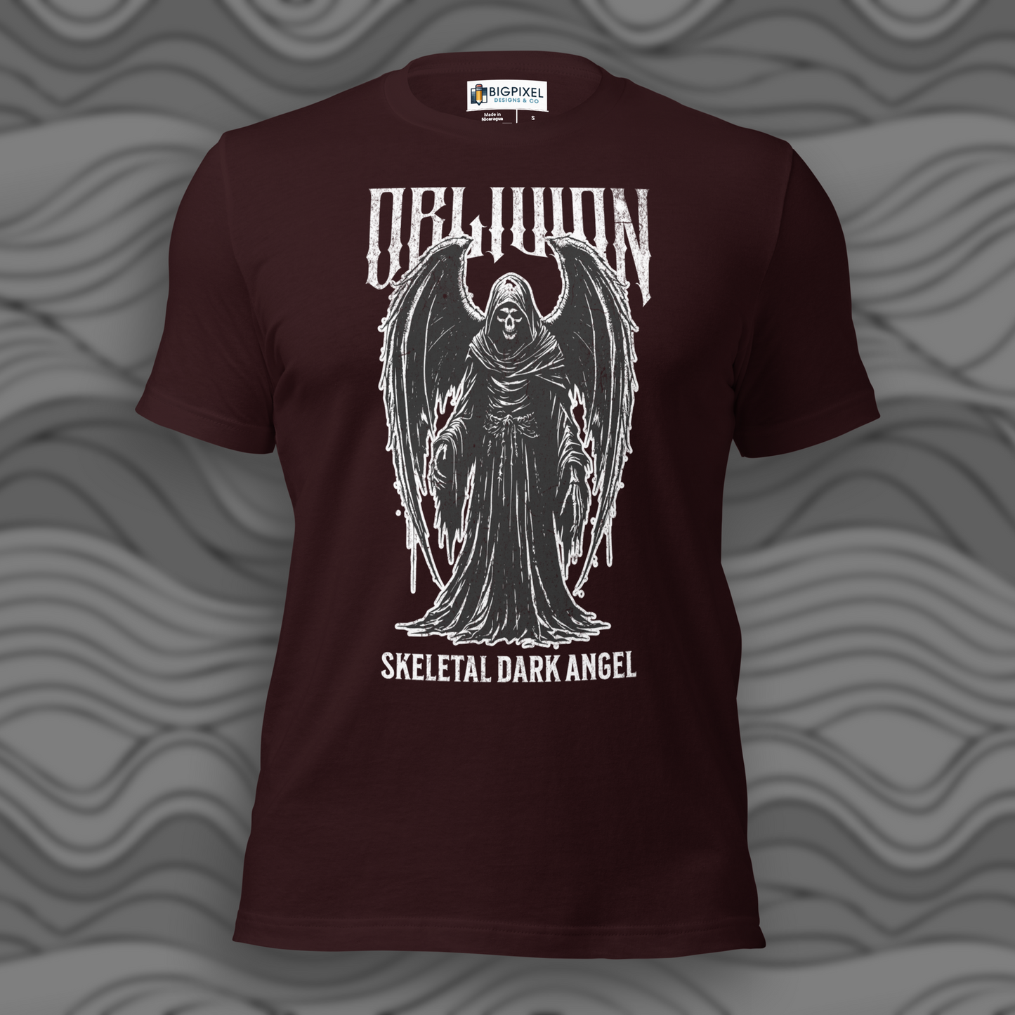Oblivion Skeletal Dark Angel Unisex T-Shirt