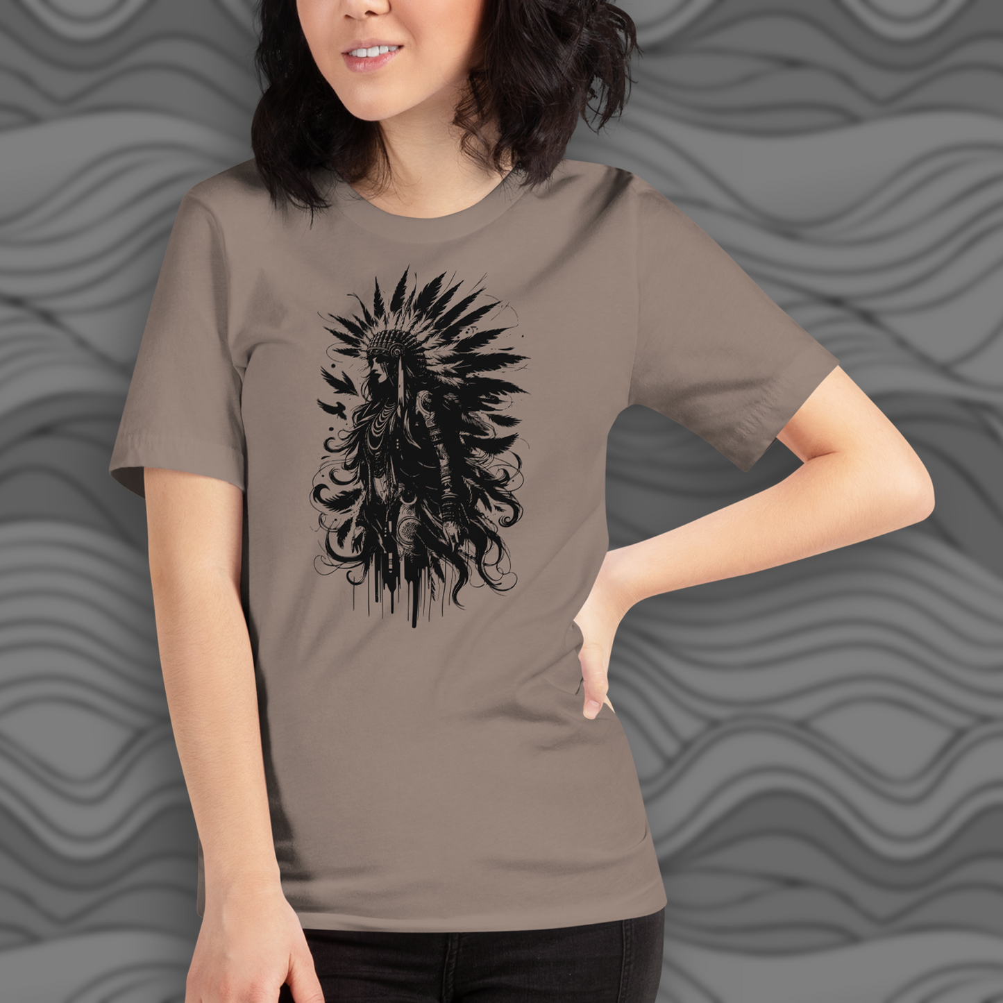 Silent Feather Unisex Graphic Tee for Men & Women