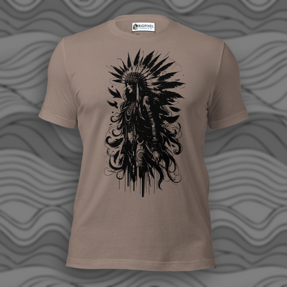 Silent Feather Unisex Graphic Tee for Men & Women