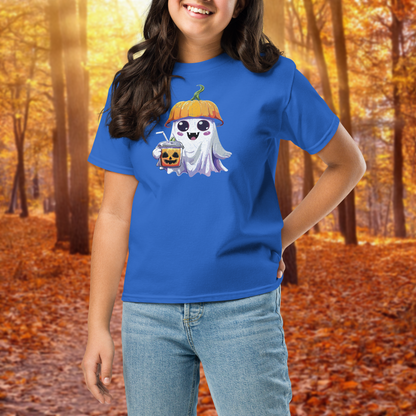 Spooky Sip Youth Halloween classic T-Shirt