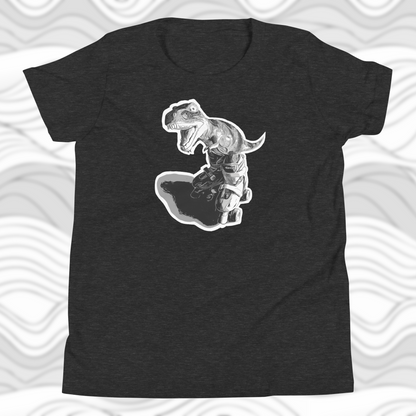Kids Dinosaur Skating T-Shirt