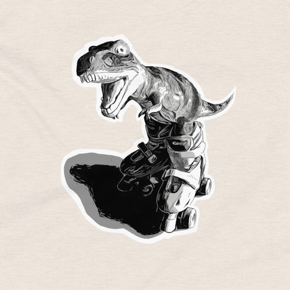 Kids Dinosaur Skating T-Shirt